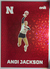 2025 Onit Athlete Andi Jackson Nebraska Cornhuskers VB Fusion Insert #F-3 picture