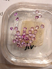 Natural Pink Sapphire Lot Round Calibrated 2.2mm 2.77ct Excellent Cut picture