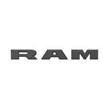 68358570AA Black Grille Nameplate RAM 2500 3500 (2019-2024) Mopar OEM picture