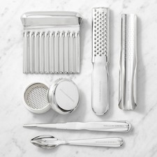 Williams Sonoma Signature Stainless Steel Produce Prep Tools Zester Grater Set 5 picture