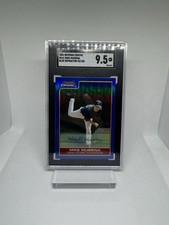 Topps 2006 Bowman Chrome Mike Mussina #141 Blue Refractor /150 Yankees picture
