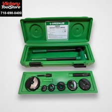 Greenlee 1806 SB  Ratchet Punch Driver Kit w/ 3 Studs & Case for Knockouts NEW picture