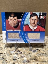 2007-08 ITG Between The Pipes Tandem Threads Gump Worsely Rogie Vachon JERSEY picture