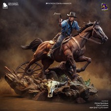 Arthur Morgan - RDR II 1/6 or 1/8 Scale Statue 3D Print Model Kit Unpainted picture