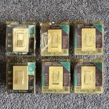 Lutron Dimmer Lot 6 - 2 Diva Duo 3-Way + 4 Maestro Smart, NOS Sealed 600W picture