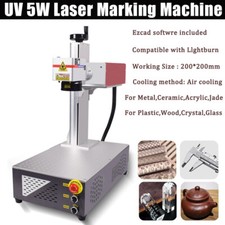 CRS 5W UV Laser Marking Engraver Machine Air Cooling Ezcad F Metal Wood Crystal picture