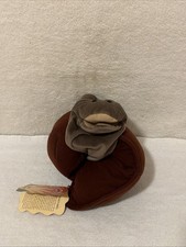 VTG Folkmanis Snail Hand Puppet Plush Brown W Tag  picture