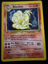 Ninetails 12/102 Holo Rare Base Set Unlimited - Pokemon ENG HP picture