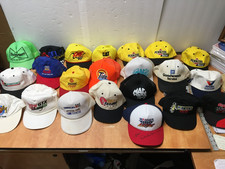 Assorted Vintage NASCAR Hats Caps  1990s 2000s Lot Of 22 picture