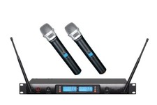 GTD Audio 2x100 Channels UHF Wireless Hand Held Microphone Mic System 622H picture