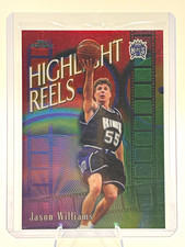 Topps Chrome 1999-00 Highlight Reels Insert Jason Williams Sacramento Kings #HR9 picture