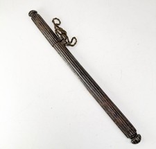 Finely Chased Iron Pen Case Scabbard Holder Tibet Tibetan 17-18TH Century picture