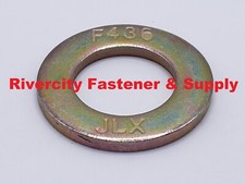 1-1/8 SAE F436 Grade 8 Flat Washers 1-1/4 ID x 2-3/16 OD Steel Washer 1-1/8