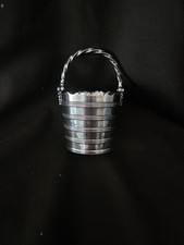 Kirk Stieff Silverplate Cream Bucket Pail Sugar Bowl in the George III Style EC. picture