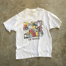 San Francisco Short Sleeve Gift For Fan White T- Shirt Full Size S-5XL picture