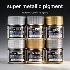 Mr.Hobby SM201~SM212 Mr.Color Super Metallic Color Model Paint 10ML 1 picture