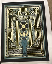 Dave Matthews Band 2026 EMERALD Tour Poster Print Numbered DMB Rockswell Rare picture