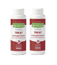 New Medline Remedy Treat Antifungal Powder, Scented, 3 oz. Bottle, 2 pack picture