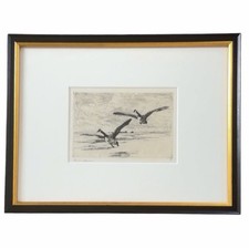 1917 Frank W Benson Drypoint Etching 