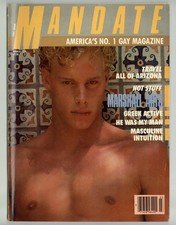 Mandate 1985 Falcon, Kristen Bjorn, Cal Stevens 98pgs Gay Pinup Magazine M40384 picture