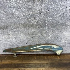 Vintage Monark Super Deluxe Chain Guard Blue Balloon Tire Cruiser Chainguard 26 picture