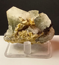 Apatite with Siderite mineral specimen from Panasqueira Mine, Covilha, Portugal picture
