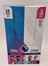 2026 Topps Premier League Trading Cards Box picture
