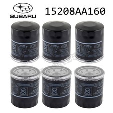 6 Pk Genuine Subaru Engine Oil Filter 15208AA160 15208-AA15A Made in Japan picture