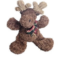 Russ Berrie Antler Moose Deer Stuffed Plush Animal Vintage Doll Toy Christmas picture
