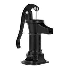 Uimoso Antique Cast Iron Manual Water Pump with 25ft Lift, Black Finish picture