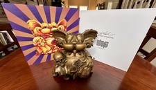 AJ Masthay Buddha Bear Bronze statue Grateful Dead Bottleneck Gallery …RARE  picture