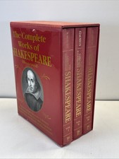 Complete Works of William Shakespeare Illustrated 1995 Hardcover 3 Volumes picture