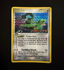 Pokemon TCG Rayquaza 22/107 EX Deoxys Reverse Holo Stamped Rare English picture
