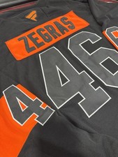 Trevor ZEGRAS Philadelphia Flyers #46 Black Alt. Jersey All Sizes New w/tag picture
