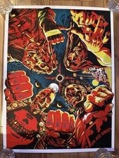 Metallica Skeleton Rotation Limited Edition Numbered Fancard Poster  picture