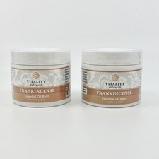 Vitality Extracts FRANKINCENSE Essential Oil Balm 2 Pack 2oz Each NEW SEALED picture