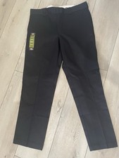 Dickies Work Trousers WP873BK Slim Fit Straight Leg Black 38 x 32 New With Tags  picture