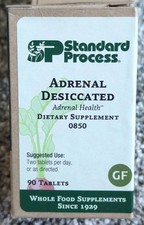 USA Standard Process - Adrenal Desiccated 90 Tablets - New & Sealed - Authentic  picture