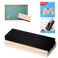 Chalkboard Eraser - Campus Style Pine Wood 1 Count (Pack of 1), 1 Pcs picture