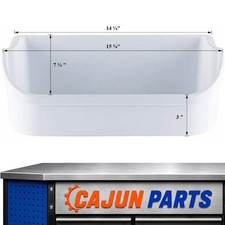 FRS6R3JB5 For Frigidaire Refrigerator White GALLON Door Bin Pan Part # Model picture