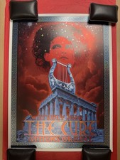 The Cure Athens 2026 SHIMMER FOIL Poster EMEK AP/75 Signed Numbered Doodled 🔥 picture