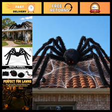 15FT Giant Spider Halloween Decoration - Extra Large Outdoor Spiders for Yard Di picture