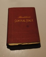 Baedeker’s Central Italy And Rome. Handbook For Travellers 1900 13th Rev Ed. picture