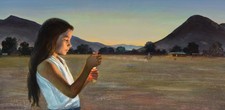 Peter Hurd: Eve of St. John 22x30 Archival Quality Fine Art Print picture
