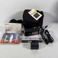 Sony Handycam HDR-CX220 Handheld Full HD Video Camera Camcorder Black Bundle picture