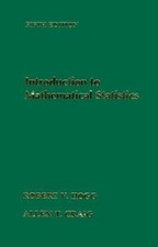 Introduction to Mathematical Statistics - Hardcover By Hogg, Robert V. - GOOD picture