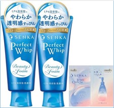 2x Shiseido SENKA Perfect Whip Face Wash Facial Cleansing Foam picture