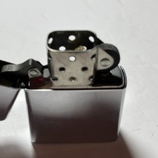 Vintage 2003 Zippo Lighter Chrome E 03 May 2003 Bottom Stamp Made In USA picture