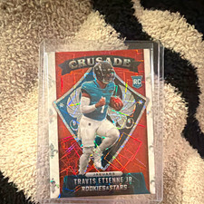 2021 Panini Rookies & Stars Crusade Red Laser Prizm Travis Etienne Jr RC CR-29 picture