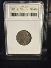 1925-S 5C Buffalo Nickel picture